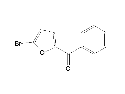 (5-Bromo-2-furyl)(phenyl)methanone structure