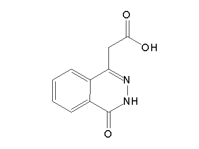 (4-Oxo-3,4-dihydro-1-phthalazinyl)acetic acid structure