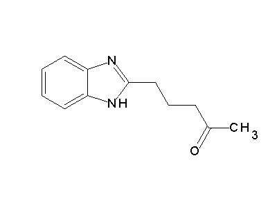 5-(1H-Benzimidazol-2-yl)-2-pentanone structure