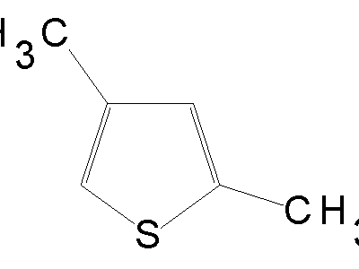 2,4-Dimethylthiophene structure