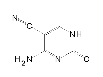 4-Amino-2-oxo-1,2-dihydro-5-pyrimidinecarbonitrile structure