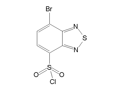 7-Bromo-2,1,3-benzothiadiazole-4-sulfonyl chloride structure