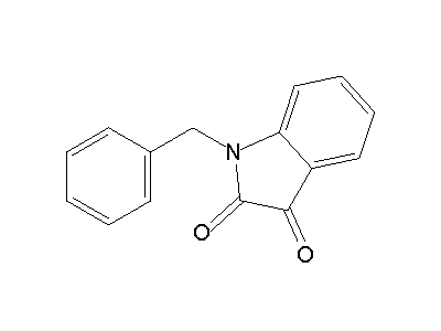 1-Benzyl-1H-indole-2,3-dione structure