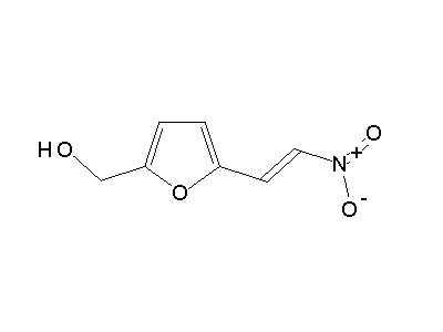 [5-(2-nitrovinyl)-2-furyl]methanol structure