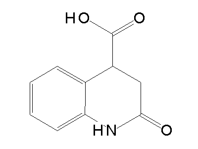 2-Oxo-1,2,3,4-tetrahydro-4-quinolinecarboxylic acid structure