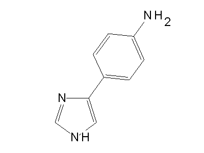 4-(1H-Imidazol-4-yl)aniline structure