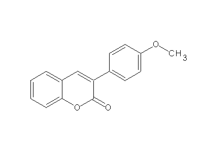 3-(4-Methoxyphenyl)-2H-chromen-2-one structure