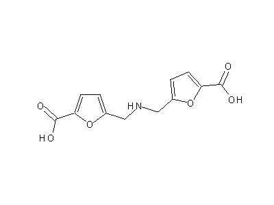 5,5'-[Iminodi(methylene)]di(2-furoic acid) structure