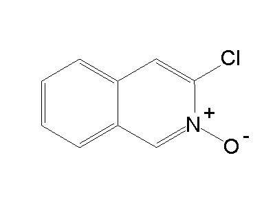 3-Chloroisoquinoline 2-oxide structure