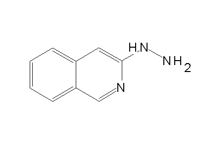 3-Hydrazinoisoquinoline structure