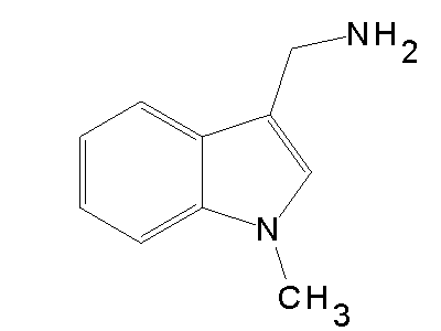 (1-Methyl-1H-indol-3-yl)methanamine structure