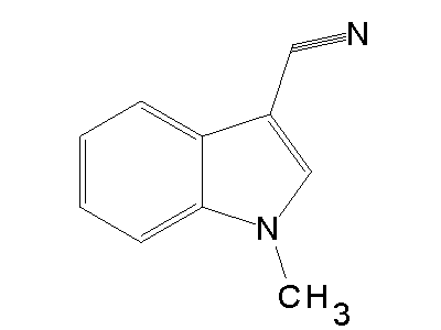 1-Methyl-1H-indole-3-carbonitrile structure