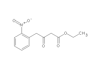 Ethyl 4-(2-nitrophenyl)-3-oxobutanoate structure