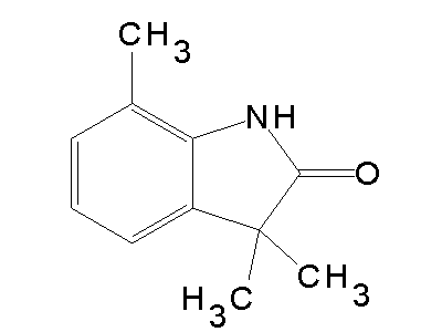 3,3,7-Trimethyloxindole structure