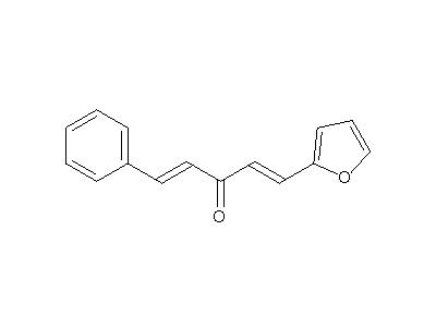 1-(2-Furyl)-5-phenyl-1,4-pentadien-3-one structure