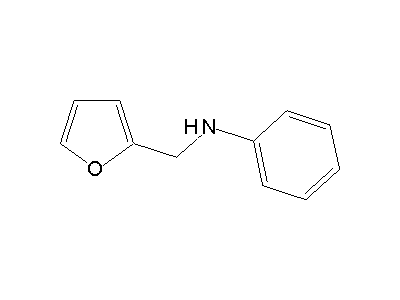 N-(2-Furylmethyl)-N-phenylamine structure