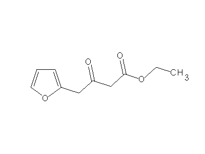 Ethyl 4-(2-furyl)-3-oxobutanoate structure