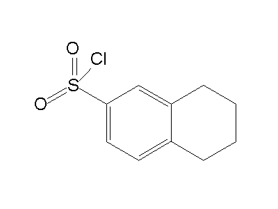 5,6,7,8-Tetrahydro-2-naphthalenesulfonyl chloride structure