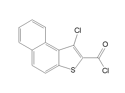 1-Chloronaphtho[2,1-b]thiophene-2-carbonyl chloride structure