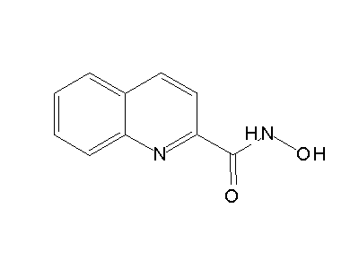 N-Hydroxy-2-quinolinecarboxamide structure