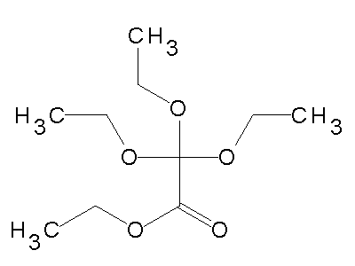 Ethyl triethoxyacetate structure