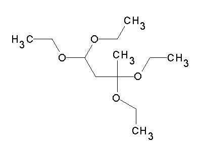 1,1,3,3-Tetraethoxybutane structure
