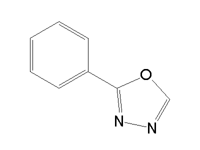 2-Phenyl-1,3,4-oxadiazole structure
