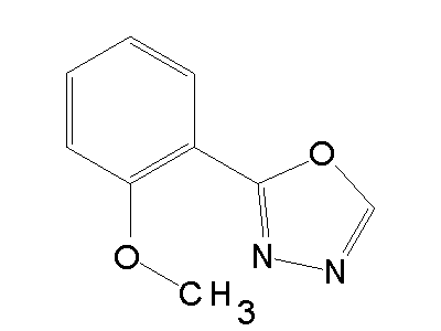 2-(2-Methoxyphenyl)-1,3,4-oxadiazole structure