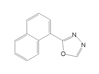 2-(1-Naphthyl)-1,3,4-oxadiazole structure