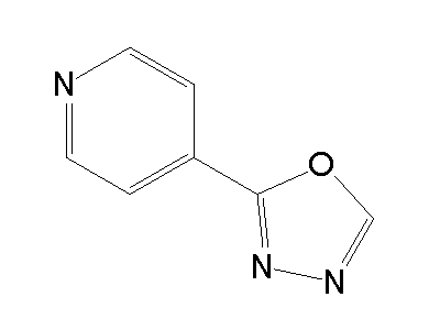 4-(1,3,4-Oxadiazol-2-yl)pyridine structure