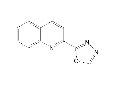 2-(1,3,4-Oxadiazol-2-yl)quinoline structure