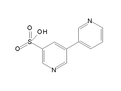 3,3'-Bipyridine-5-sulfonic acid structure
