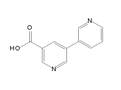 [3,3']Bipyridinyl-5-carboxylic acid structure
