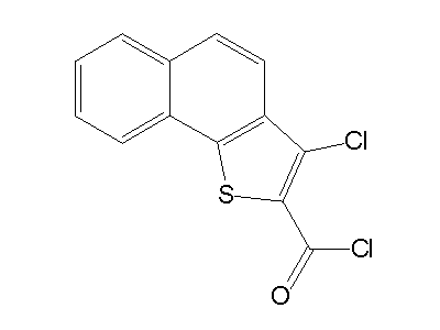 3-Chloronaphtho[1,2-b]thiophene-2-carbonyl chloride structure