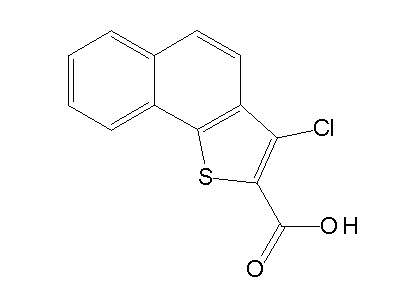 3-Chloronaphtho[1,2-b]thiophene-2-carboxylic acid structure