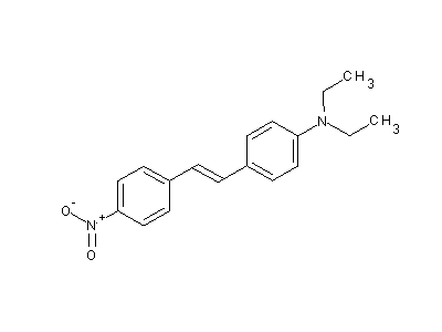 N,N-Diethyl-4-[2-(4-nitrophenyl)vinyl]aniline structure