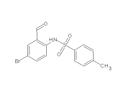 N-(4-Bromo-2-formylphenyl)-4-methylbenzenesulfonamide structure