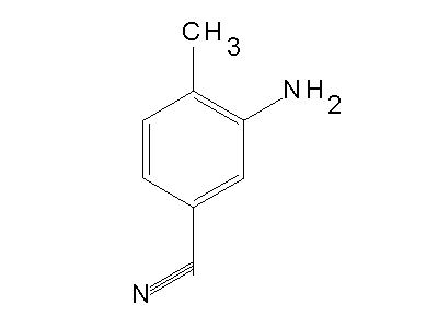 3-Amino-4-methylbenzonitrile structure