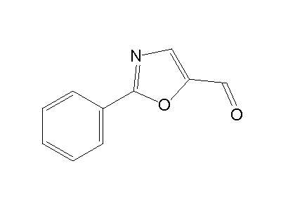 2-Phenyl-1,3-oxazole-5-carbaldehyde structure