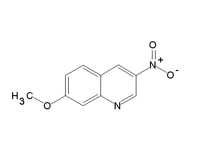 7-Methoxy-3-nitroquinoline structure