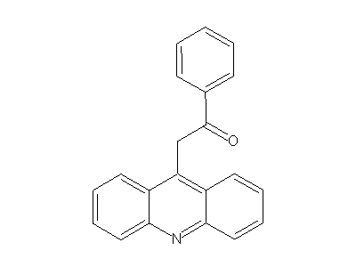 2-(9-Acridinyl)-1-phenylethanone structure