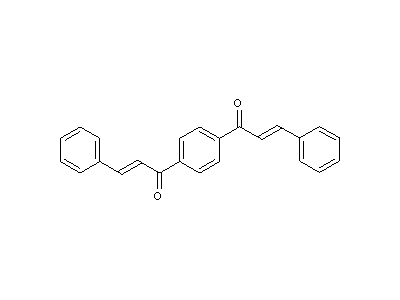 1,4-Dicinnamoyl-benzol structure