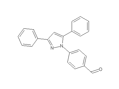 4-(3,5-Diphenyl-1H-pyrazol-1-yl)benzaldehyde structure