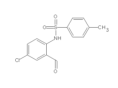 N-(4-Chloro-2-formylphenyl)-4-methylbenzenesulfonamide structure