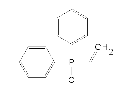 Diphenylvinylphosphinoxide structure