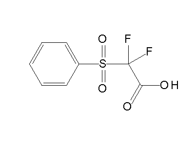 Difluoro(phenylsulfonyl)acetic acid structure