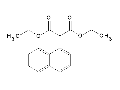 Diethyl 2-(1-naphthyl)malonate structure