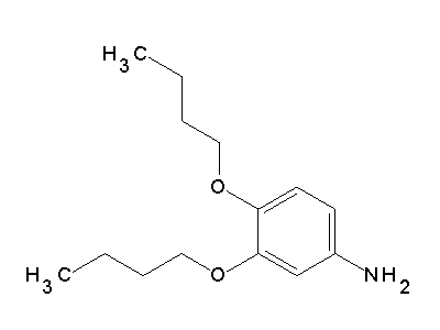 3,4-Dibutoxyaniline structure