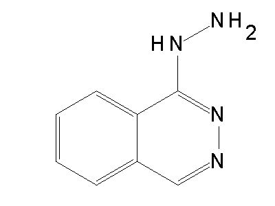 1-Hydrazinophthalazine structure