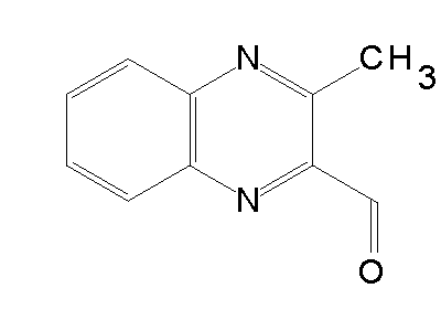 3-Methyl-2-quinoxalinecarbaldehyde structure